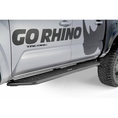 Go Rhino 15-C TACOMA DOMINATOR D6 SIDESTEPS CAB LENGTH TEXTURED BLACK D64429T